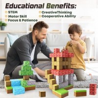 Manyetik yapı taşları mıknatıslı oyuncak seti zeka oyuncağı eğitici oyuncak küpler 100 parça